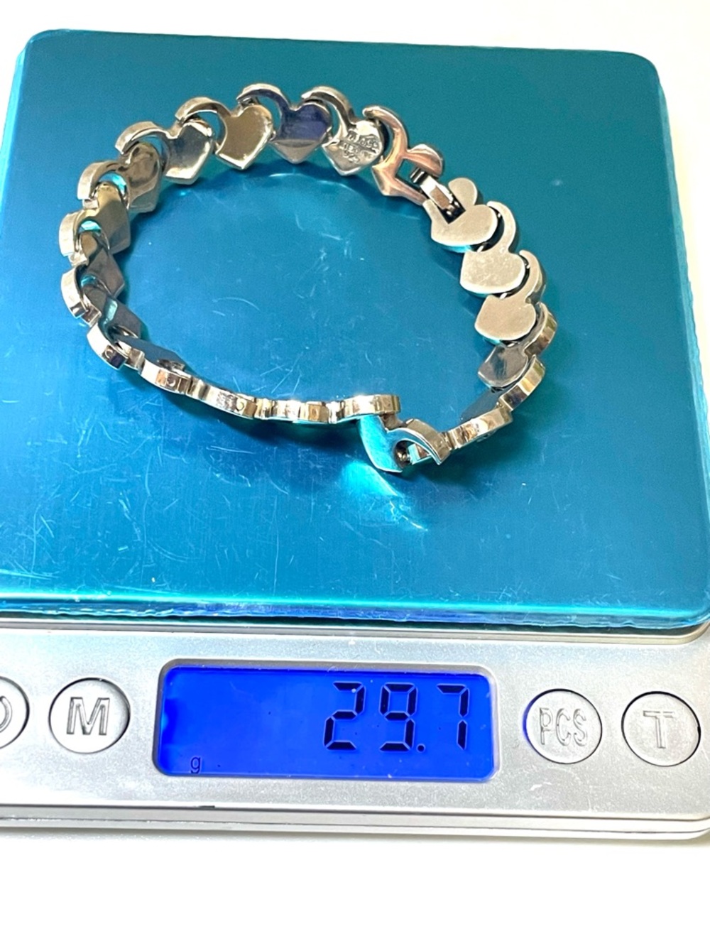 Sterling Mexican Heart Bracelet - Picture 5 of 5